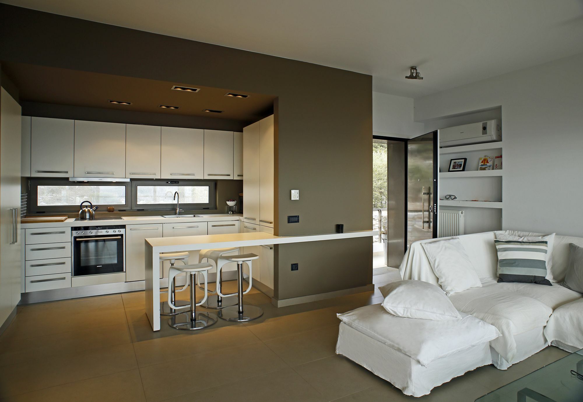 Seaview Penthouse Schinias Apartment Marathon  Bagian luar foto